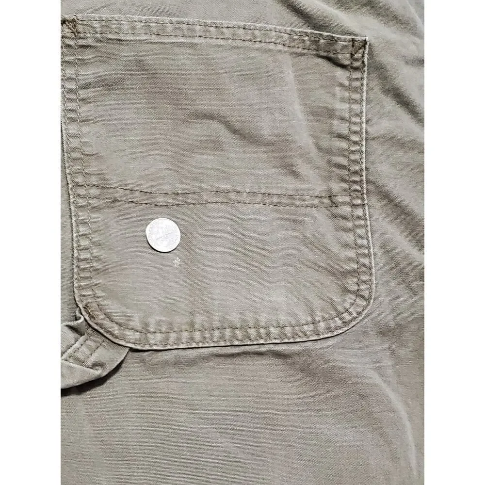 Carhartt B147 LBR Men’s Work Shorts Size 40 Brown Original Fit Cotton